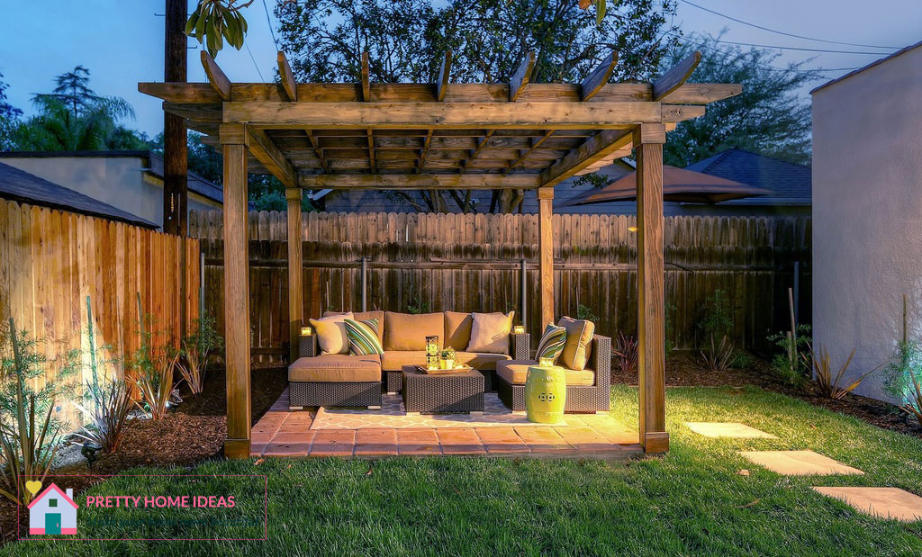 rustic patio